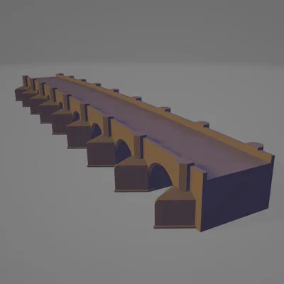 Mô hình 3D Cầu Charles (Charles Bridge) cho người khiếm thị