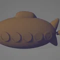 Mô hình Tàu ngầm (Submarine) in 3D hỗ trợ xúc giác - Thumbnail 2