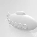 Mô hình Tàu ngầm (Submarine) in 3D hỗ trợ xúc giác - Thumbnail 3