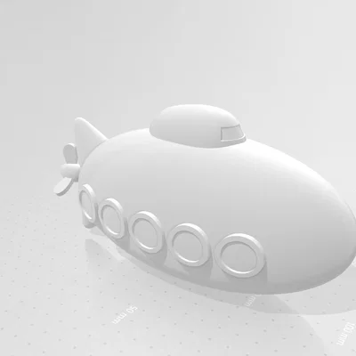 Mô hình Tàu ngầm (Submarine) in 3D hỗ trợ xúc giác