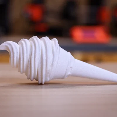 Mô hình 3D Kem ốc quế hỗ trợ xúc giác cho người khiếm thị