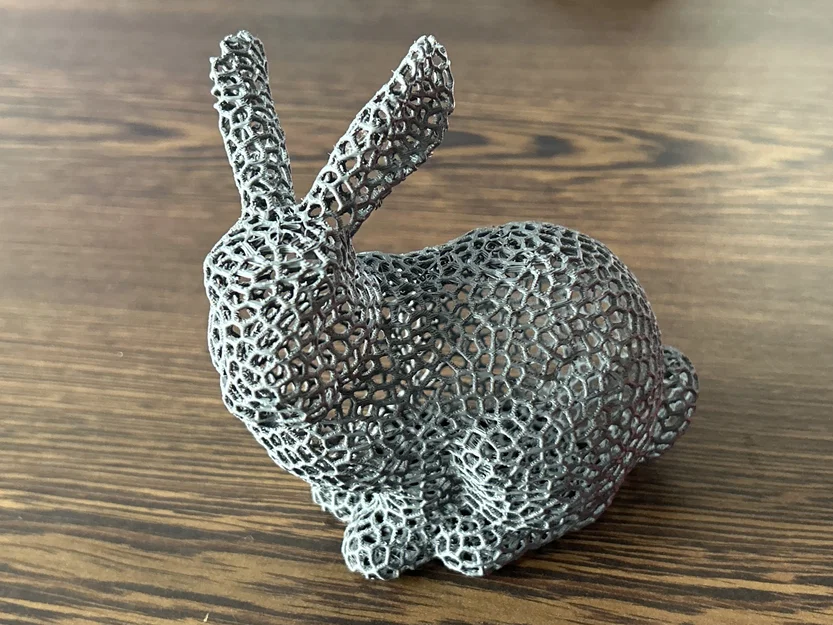 Mô hình thỏ Voronoi in 3D: Hướng dẫn in cực dễ không cần support - Image 1