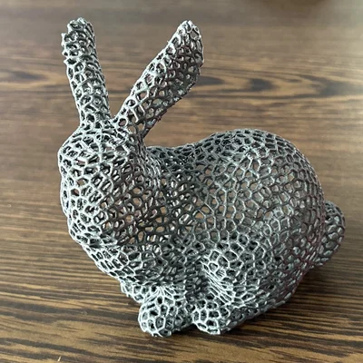 Mô hình thỏ Voronoi in 3D: Hướng dẫn in cực dễ không cần support