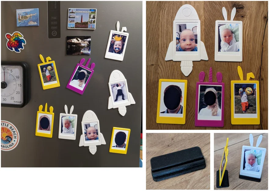 Khung ảnh Instax Mini gắn nam châm cho tủ lạnh - Image 1