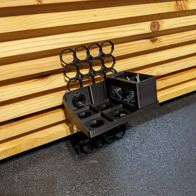 Kệ Gridfinity bắt vít gia cường cho Multiboard (Reinforced Bolt-on Shelves)