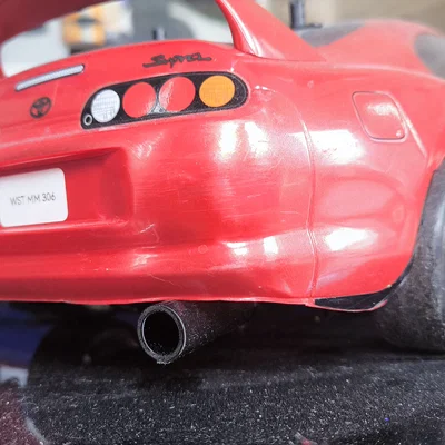 Ống xả 3D cho xe mô hình Tamiya TT02 1:10 - Tăng độ chất cho xế cưng