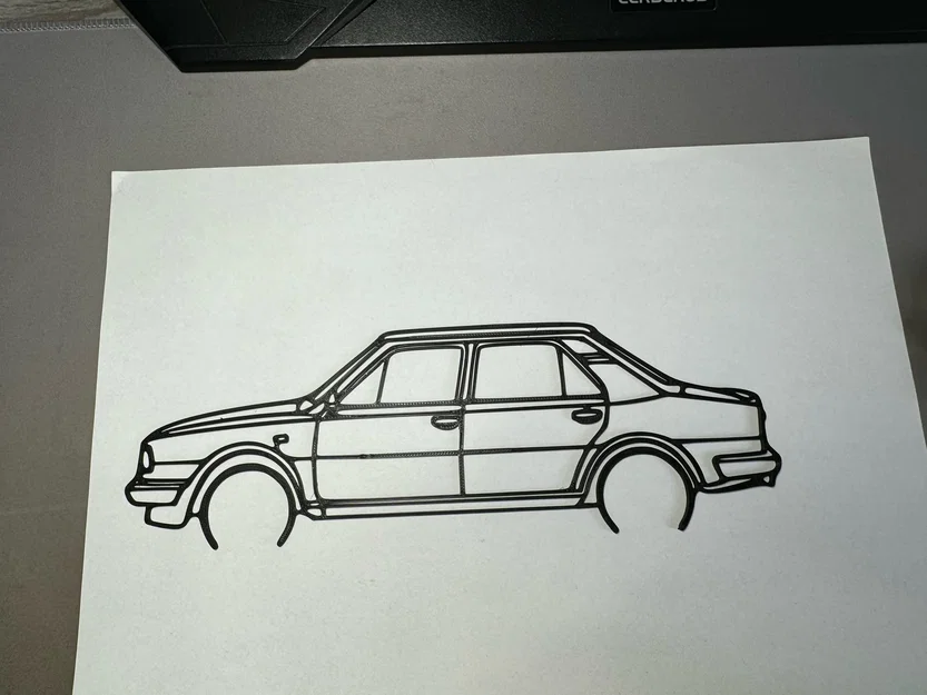 Mô hình 3D phác thảo xe cổ Škoda 120 L trang trí độc đáo - Image 1