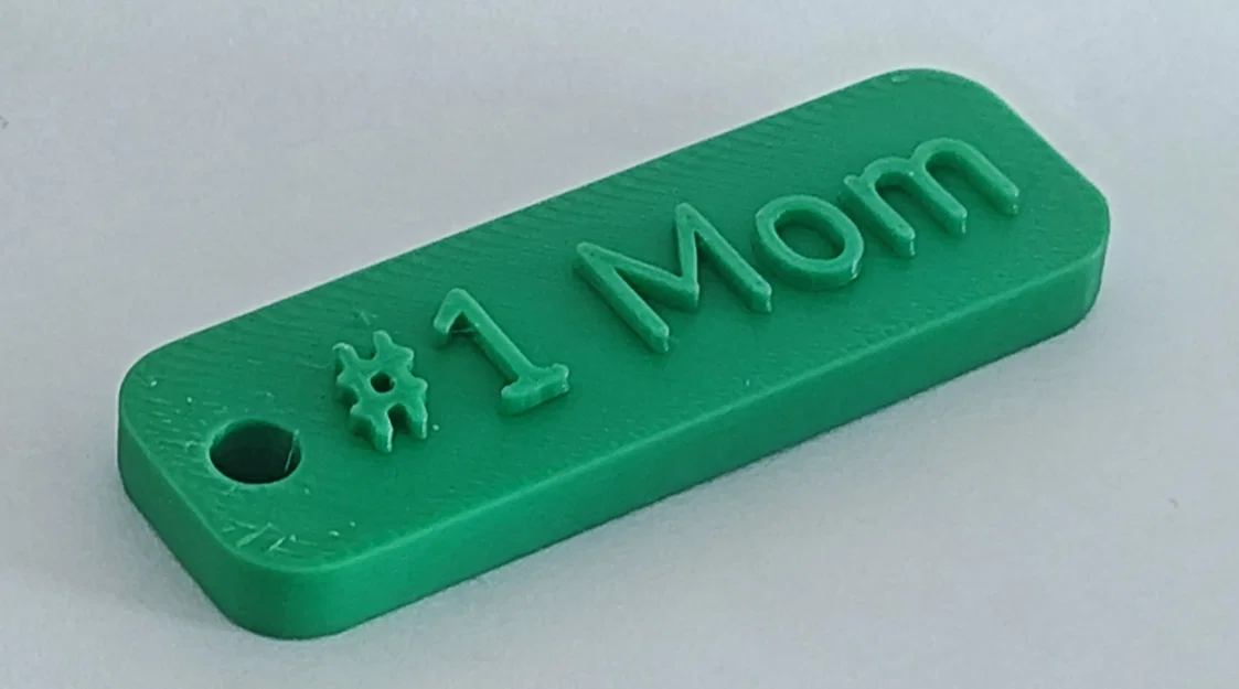 Móc khóa #1 Mom in 3D - Món quà nhỏ ý nghĩa dành tặng mẹ - Image 1