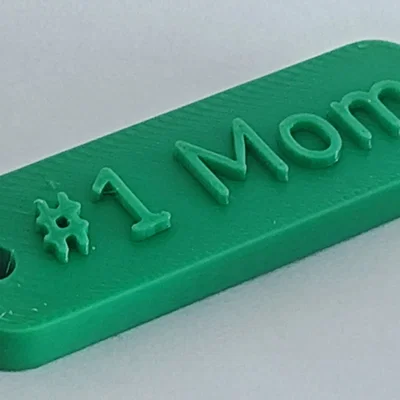 Móc khóa #1 Mom in 3D - Món quà nhỏ ý nghĩa dành tặng mẹ