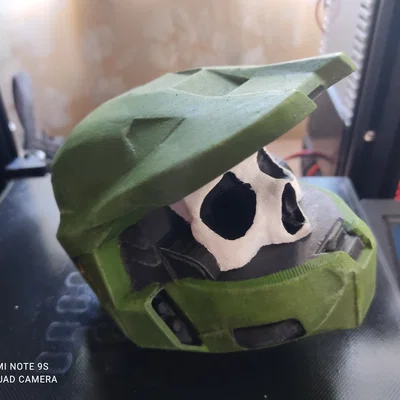Mô hình mũ Master Chief Halo kết hợp đầu lâu Mexico độc đáo