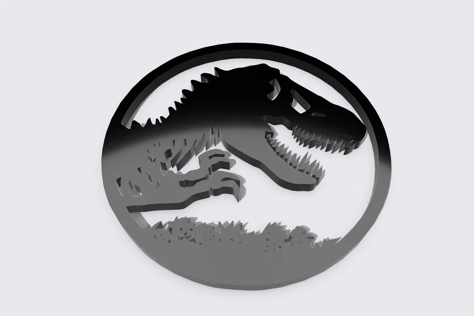 Mô hình logo Jurassic World in 3D cực chất cho fan hâm mộ - Image 1
