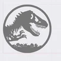 Mô hình logo Jurassic World in 3D cực chất cho fan hâm mộ - Thumbnail 2
