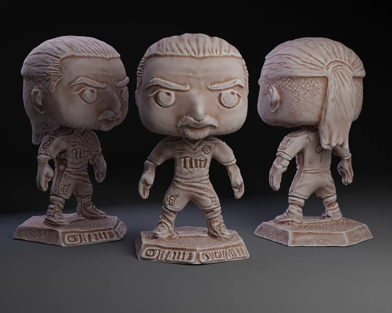 Mô hình 3D Zlatan Ibrahimovic phong cách Funk@ P@P ấn tượng - Image 1