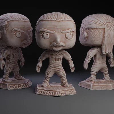 Mô hình 3D Zlatan Ibrahimovic phong cách Funk@ P@P ấn tượng