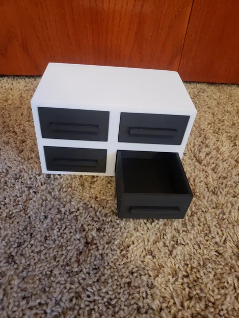 Tủ ngăn kéo mini 3D tiện lợi để đựng ốc vít, linh kiện - Image 1