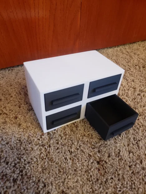 Tủ ngăn kéo mini 3D tiện lợi để đựng ốc vít, linh kiện - Image 2