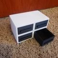 Tủ ngăn kéo mini 3D tiện lợi để đựng ốc vít, linh kiện - Thumbnail 2