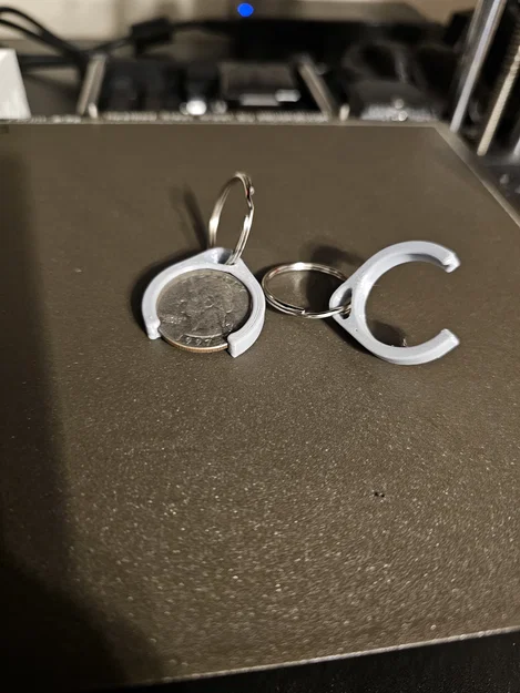 Móc khóa giữ đồng xu quarter Aldis (Aldis Quarter Holder Keychain) - Image 2