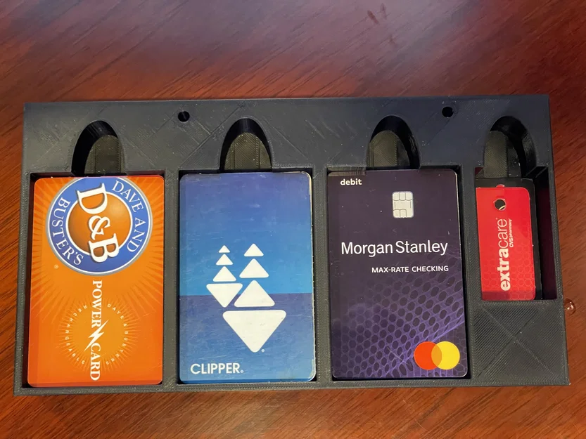 Hộp sắp xếp thẻ dạng hộp mỏng (Credit Card Box Organizer) - Image 2