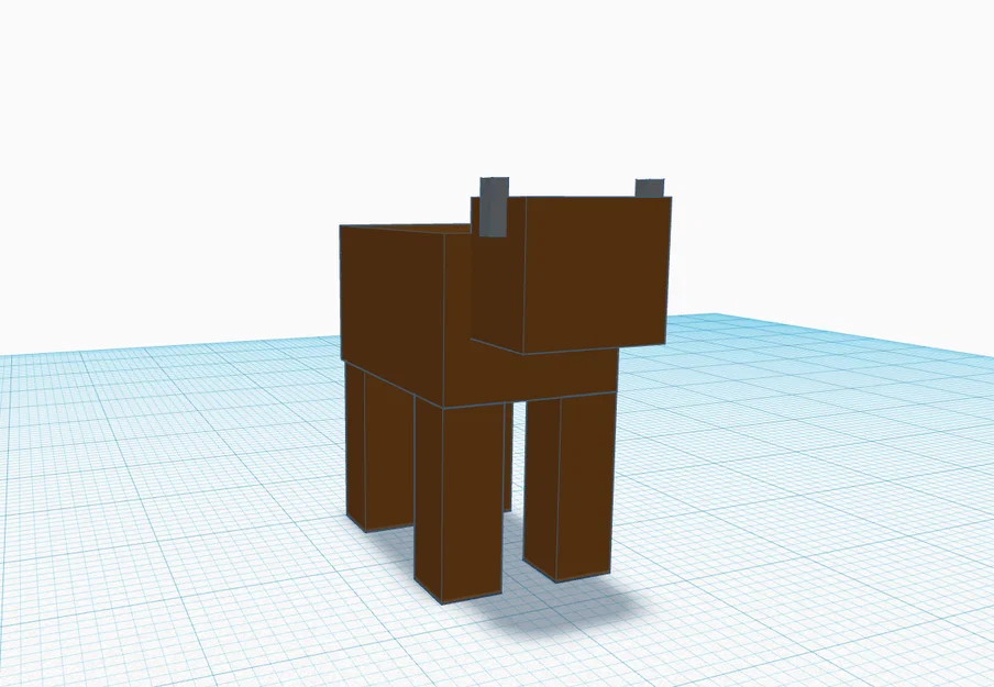 Mô hình chú bò Minecraft (Minecraft Cow) - File in 3D cực đẹp - Image 1