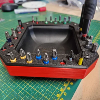 Khung giữ mũi vít 3D cho khay Milwaukee Packout tiện dụng