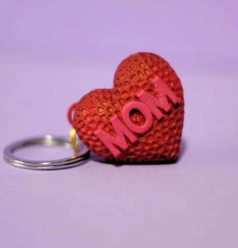 Móc khóa trái tim MOM - Quà tặng ý nghĩa cho ngày của Mẹ - Image 1