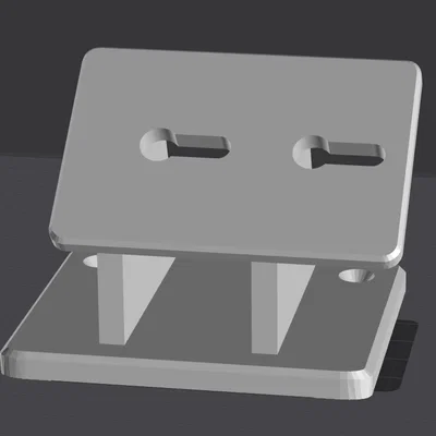 Guppyscreen Nebula Pad Holder - Standalone (Giá đỡ Nebula Pad xoay 90°)