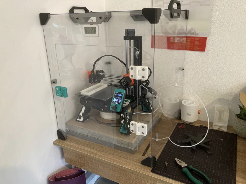 Enclosure Prusa Mini tối giản, tiết kiệm (plexiglass 2mm, M4) - Image 1