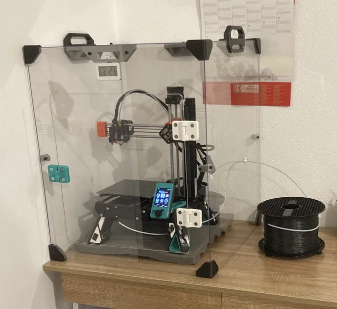 Enclosure Prusa Mini tối giản, tiết kiệm (plexiglass 2mm, M4) - Image 2