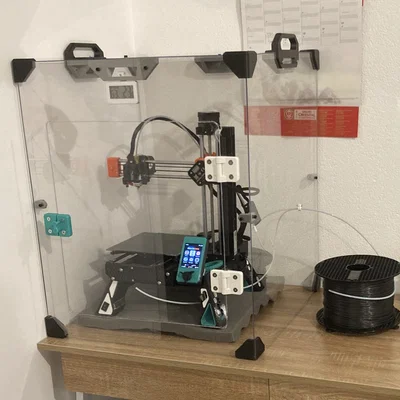 Enclosure Prusa Mini tối giản, tiết kiệm (plexiglass 2mm, M4)