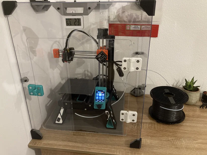 Enclosure Prusa Mini tối giản, tiết kiệm (plexiglass 2mm, M4) - Image 3