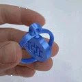 Móc khóa xoay 3D độc đáo (Llavero giratorio) có thể tùy chỉnh - Thumbnail 2