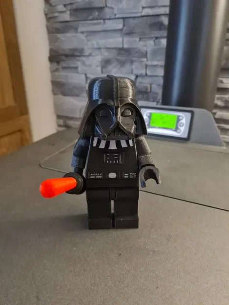 GIANT LEGO DARTH VADER - Mũ Darth Vader cỡ lớn cho đầu LEGO - Image 1