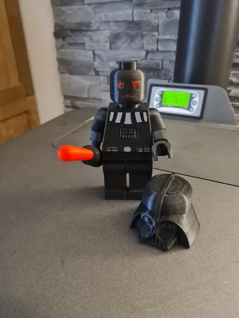 GIANT LEGO DARTH VADER - Mũ Darth Vader cỡ lớn cho đầu LEGO - Image 2