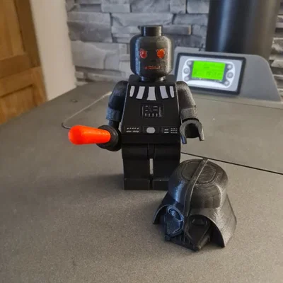 GIANT LEGO DARTH VADER - Mũ Darth Vader cỡ lớn cho đầu LEGO