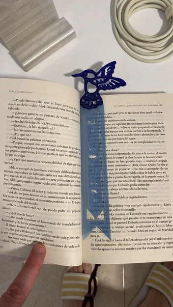Kẹp sách hình chim Colibri (Marcador de libro) in 3D đẹp mắt - Image 1