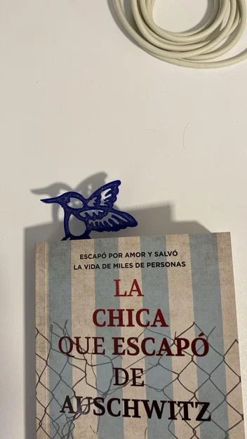 Kẹp sách hình chim Colibri (Marcador de libro) in 3D đẹp mắt - Image 2