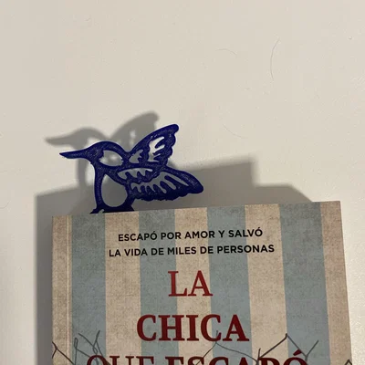 Kẹp sách hình chim Colibri (Marcador de libro) in 3D đẹp mắt