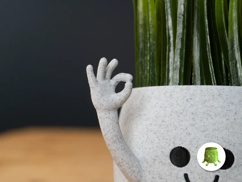 Chậu OK Hand Sitting Pot - Image 2