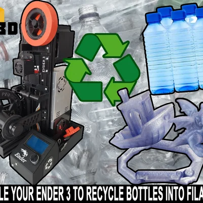 The Recreator 3D Vertigo by MZ3D.it - Biến vỏ chai nhựa thành sợi in 3D