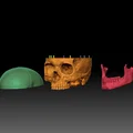 Mô hình hộp sọ người 3D chi tiết cao - Dễ dàng in và lắp ráp - Thumbnail 10