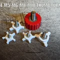 Núm vặn tay cho bu lông M4–M10 - Thumbnail 1