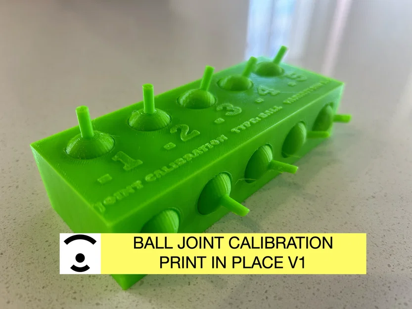 Mô hình hiệu chuẩn khớp cầu 3D (Ball Joint Calibration) - Print in Place - Image 1