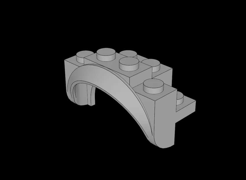 Chắn bùn xe hơi tương thích Lego (Model 35789) - File in 3D chất lượng - Image 1