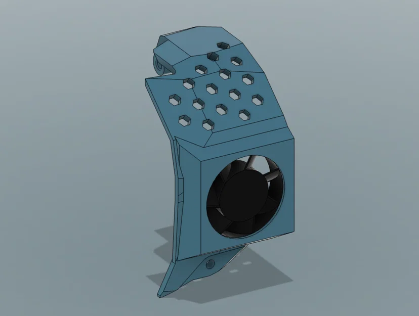 Cửa SB2209/SB2240 lỗ lục giác chắc hơn, thoáng gió, dùng quạt 3007 - Image 1