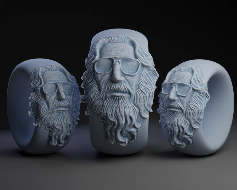 Nhẫn Dude Ring: Phụ kiện 3D độc đáo lấy cảm hứng từ The Big Lebowski - Image 1