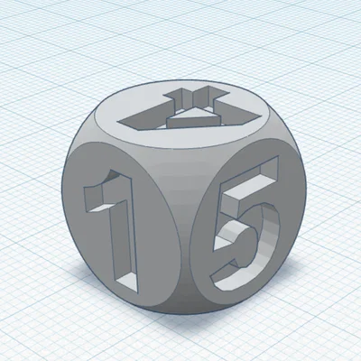 Mẫu Xúc Xắc In 3D Độc Đáo (Dice)