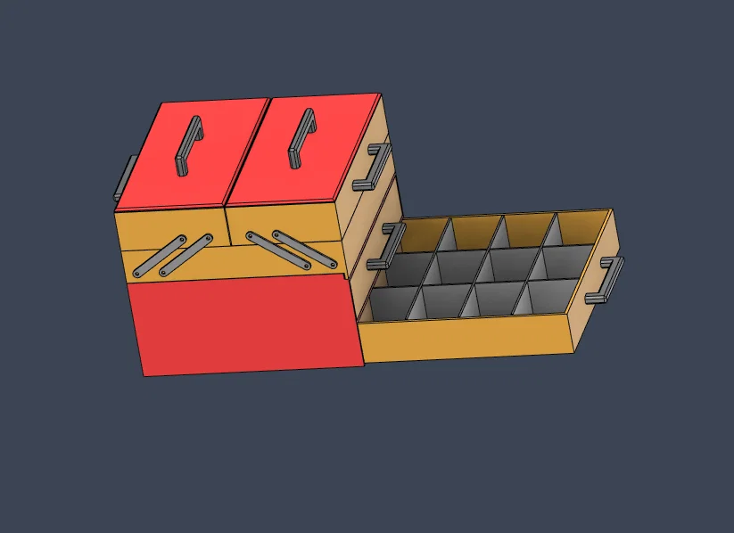 Khay phân loại lớn có ngăn kéo - Image 1