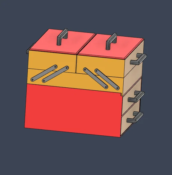 Khay phân loại lớn có ngăn kéo - Image 2