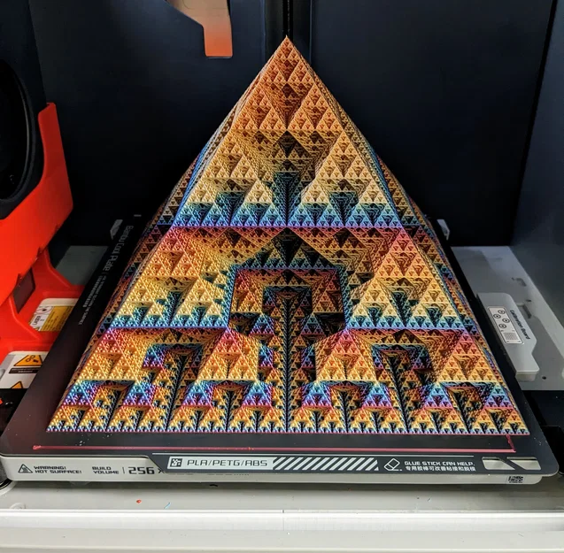 Kim tự tháp Fractal Sierpinski Level 7 (Vase Mode) - Image 2